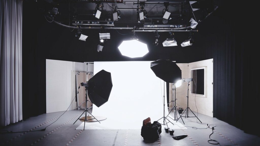 Studio Fotoshooting Aufbau wie wird man ein professioneller Fotograf