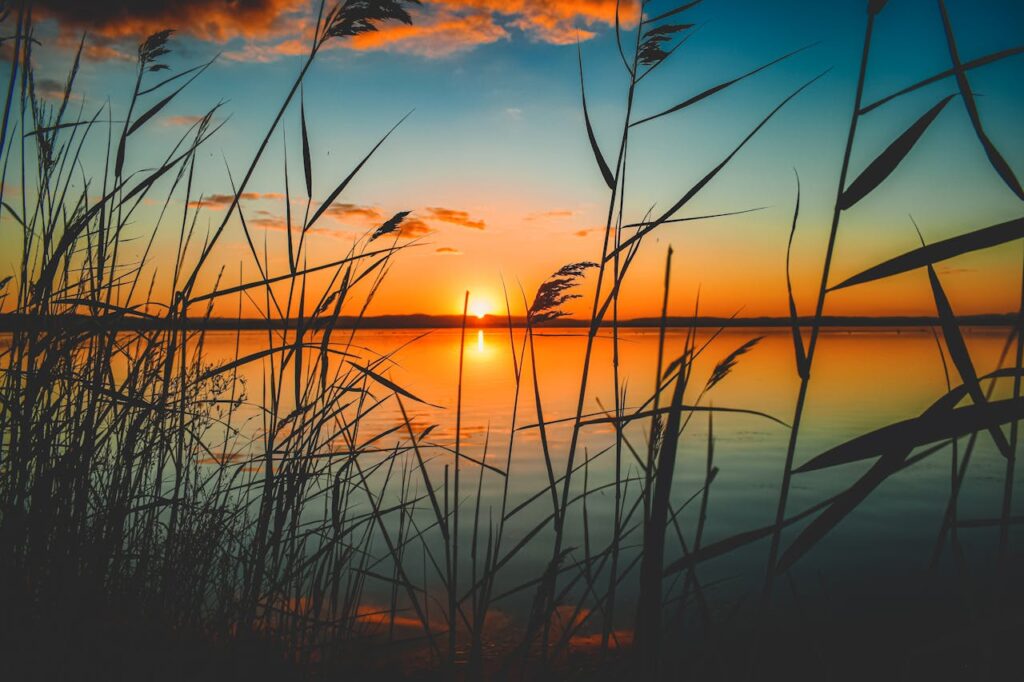 See Sonnenuntergang Die schönsten Stauseen in Deutschland