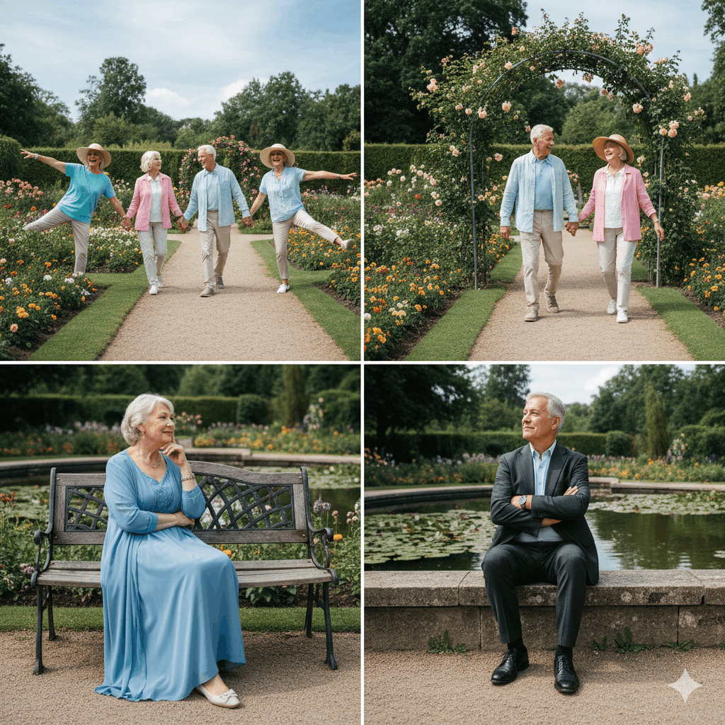Fotoposen für Senioren 2026 Ideen für natürliche und moderne Porträts