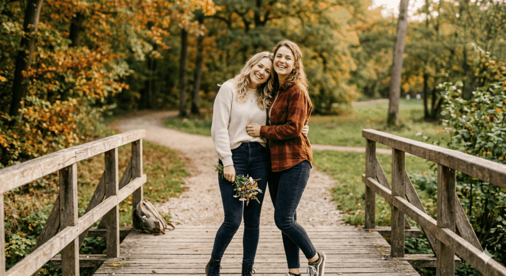 Foto Posen für beste Freunde 2026