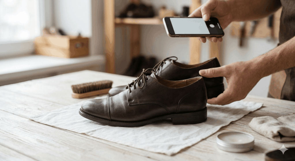 Wie fotografiert man Schuhe zum Verkaufen 2026